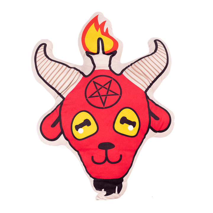 PILLOW - BAPHOMET DEVIL 45cm X 60cm WAKE N BAKE Wake 'n' Bake