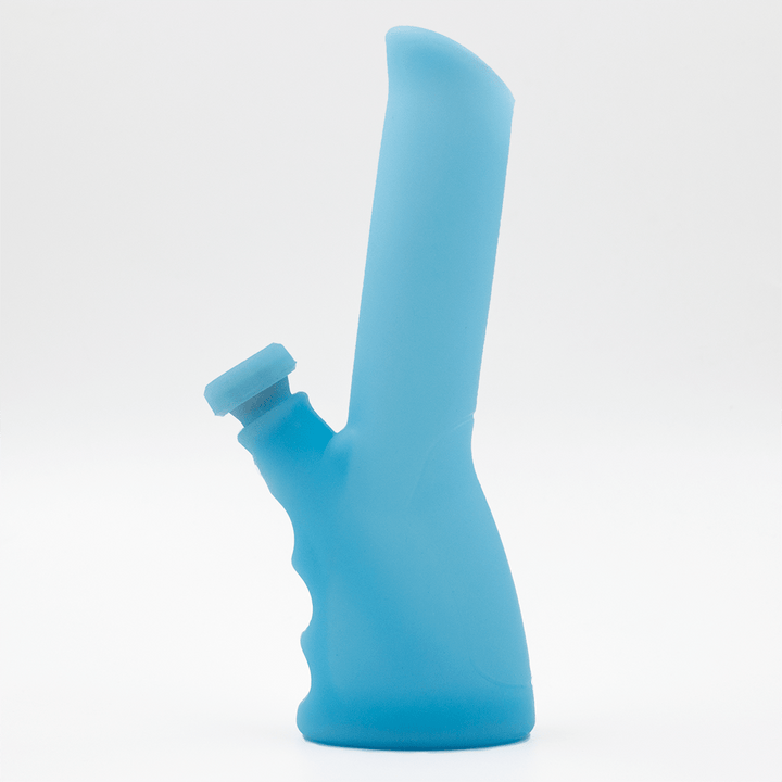 Gripper Glow Silicone Bong - Blue Planet X