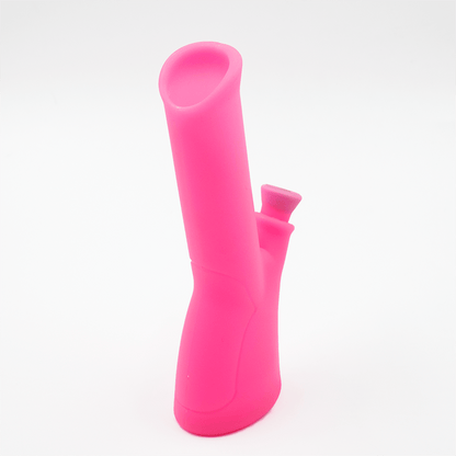Gripper Glow Silicone Bong - Pink Planet X
