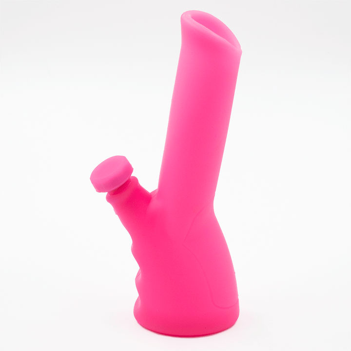 Gripper Glow Silicone Bong - Pink Planet X