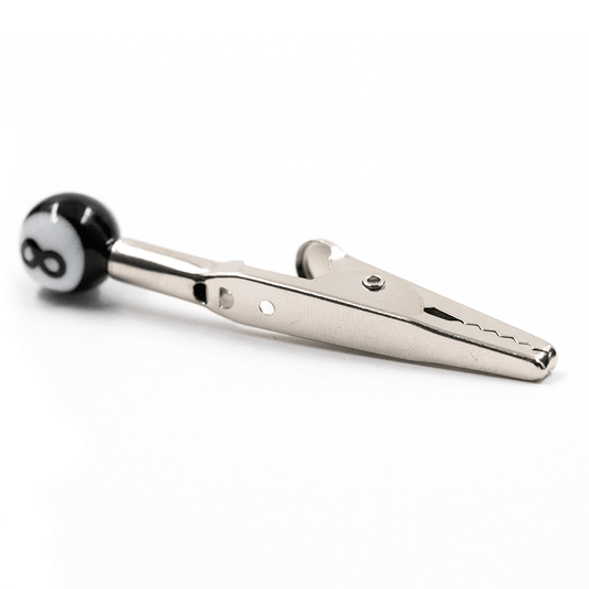 Roach Clip - 8 Ball Glass The Bong Shop