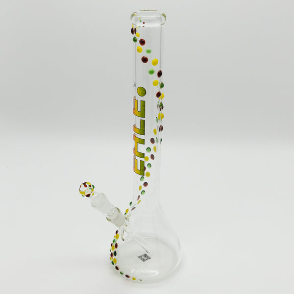 EHLE - Beaker Glass Bong - Rasta EHLE