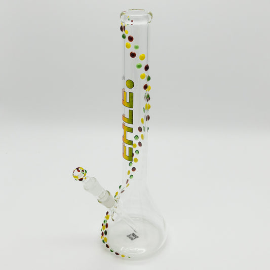 EHLE - Beaker Glass Bong - Rasta EHLE