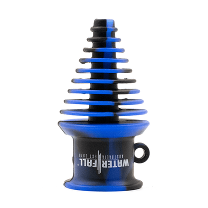 Gobdom Silicone Mouthpiece - Blue/Black Waterfall