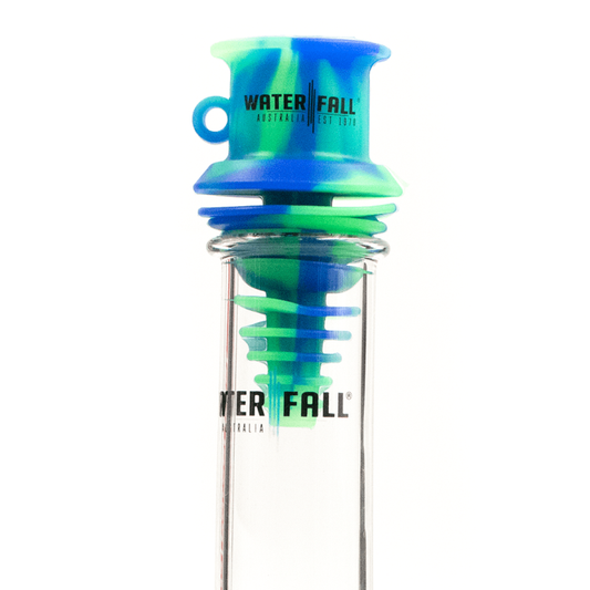 Gobdom Silicone Mouthpiece - Blue/Green Waterfall