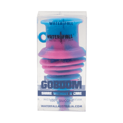 Gobdom Silicone Mouthpiece - Blue/Pink Waterfall