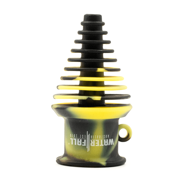 Gobdom Silicone Mouthpiece - Yellow/Black Waterfall