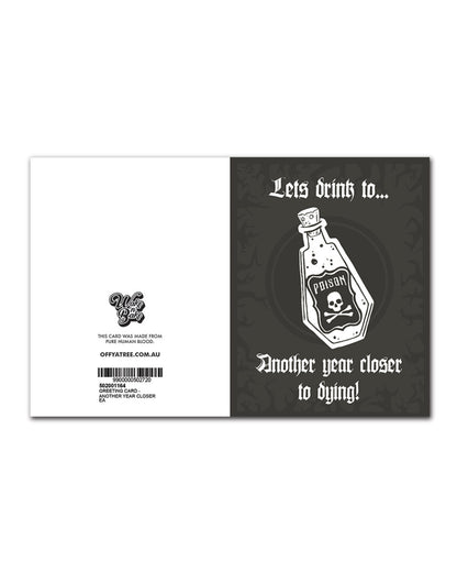 WAKE 'N' BAKE | ANOTHER YEAR CLOSER TO DYING GREETING CARD Wake 'n' Bake