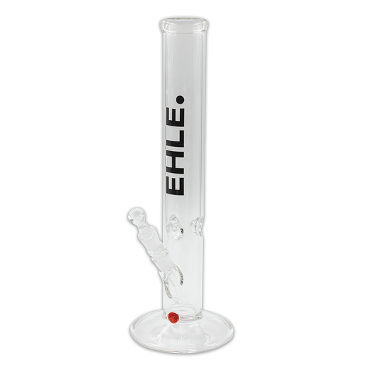 EHLE - Ice Cylinder Glass Bong - Black EHLE