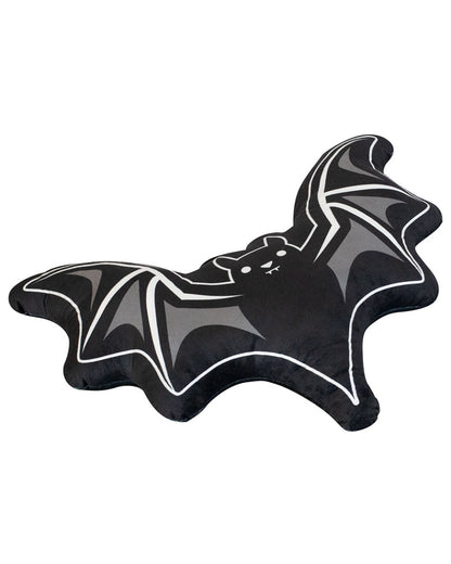 PILLOW - CUTE BAT 60CM BLACK WAKE N BAKE Wake 'n' Bake