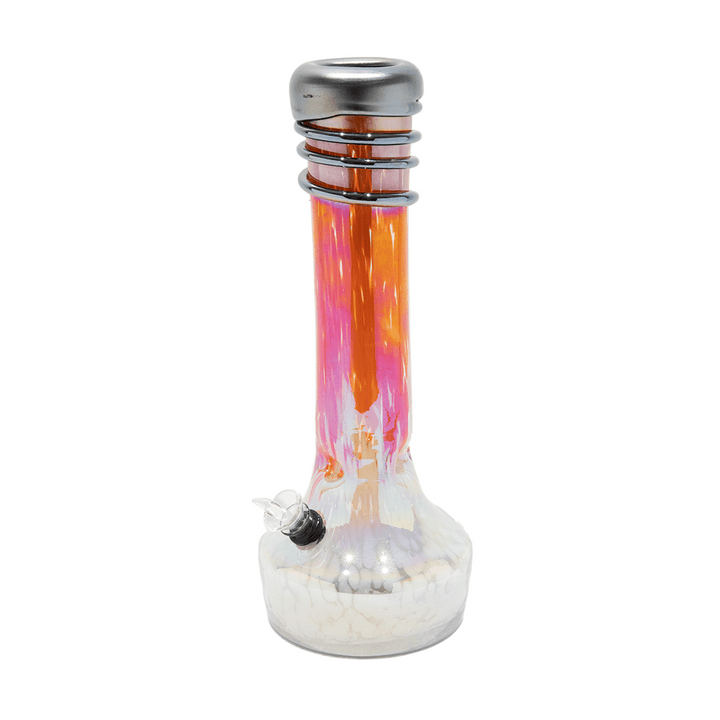 Special Delight Glass Bong - Orange & White Planet X