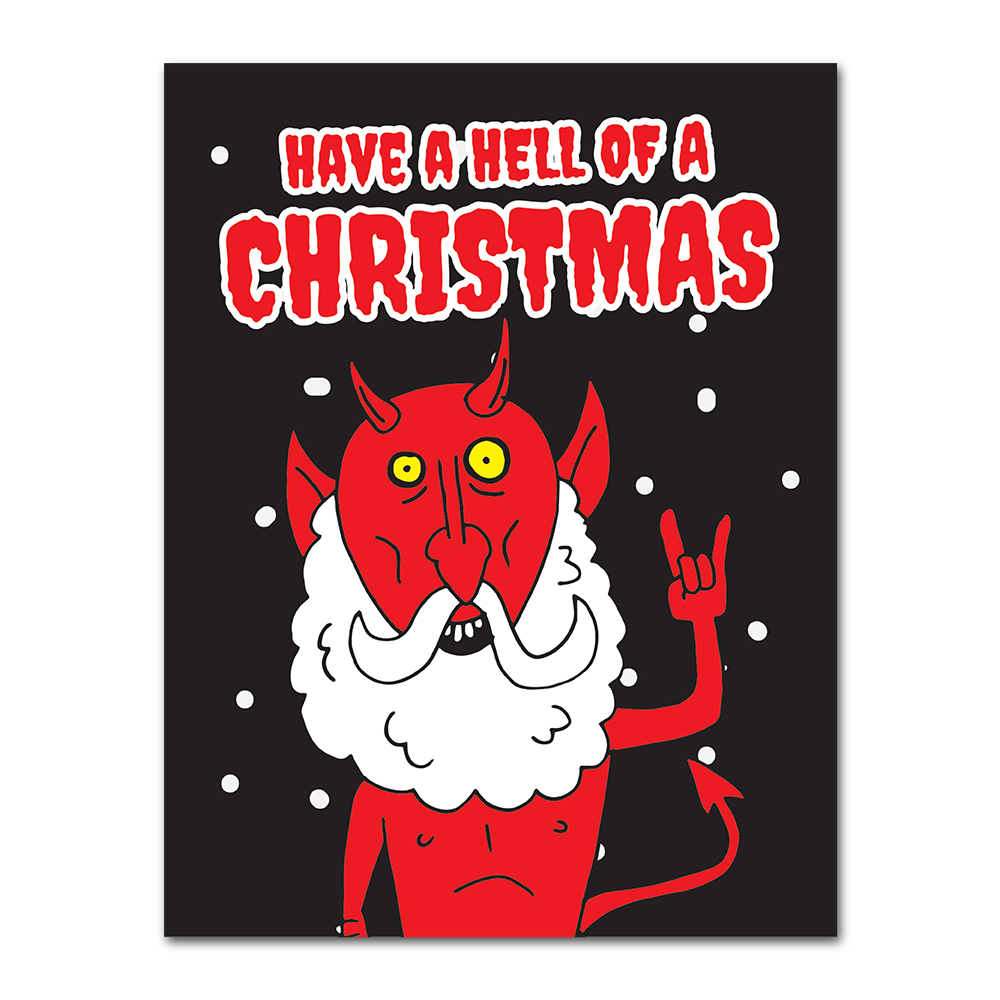 WAKE 'N' BAKE | HELL OF A CHRISTMAS XMAS GREETING CARD Wake 'n' Bake