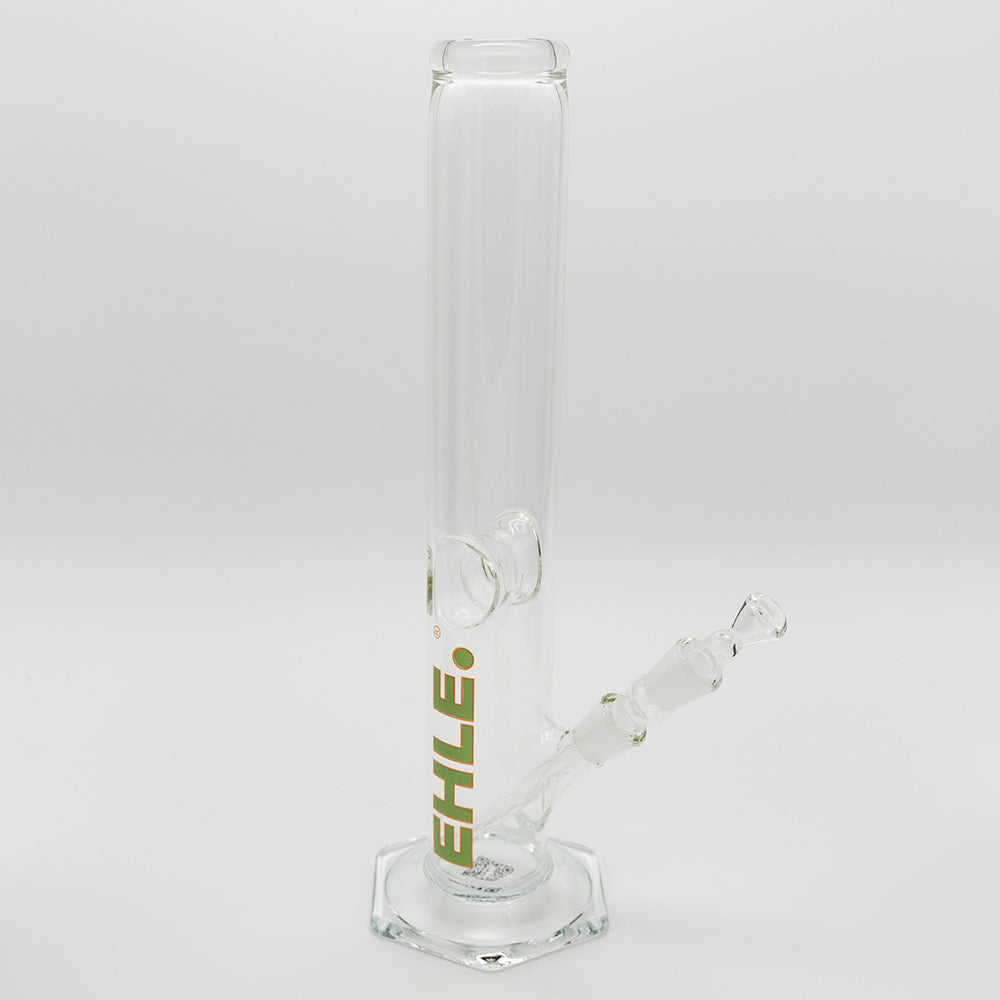 EHLE - Cylinder Ice Hole Glass Bong - Green EHLE