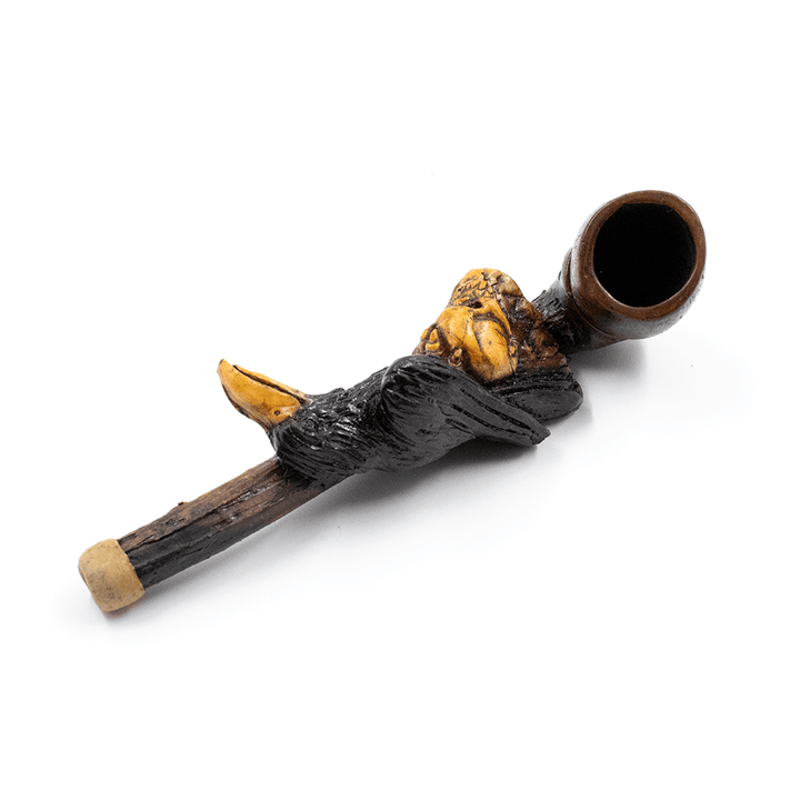 PIPE - BLACK CROW HAND CRAFTED 12cm The Bong Shop