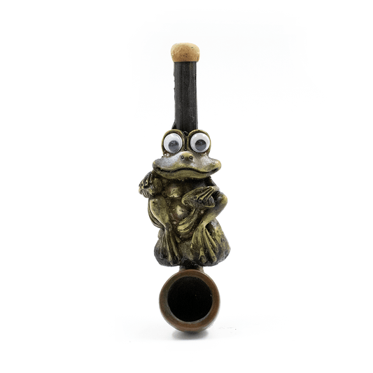 PIPE - SITTING FROG HAND CRAFTED 12cm The Bong Shop