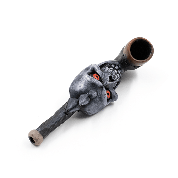 PIPE - SPIKE SKULL HAND CRAFTED 12cm The Bong Shop