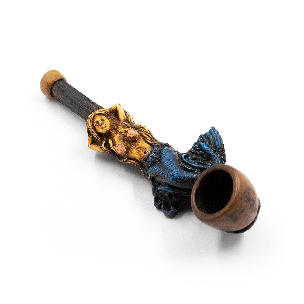 PIPE - MERMAID IN BIKINI TOP HAND CRAFTED 12cm The Bong Shop
