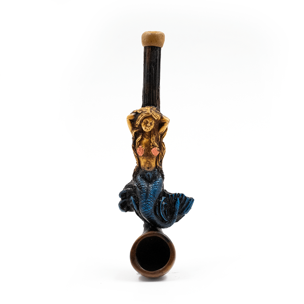 PIPE - MERMAID IN BIKINI TOP HAND CRAFTED 12cm The Bong Shop
