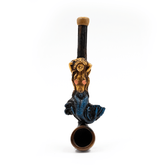 PIPE - MERMAID IN BIKINI TOP HAND CRAFTED 12cm The Bong Shop