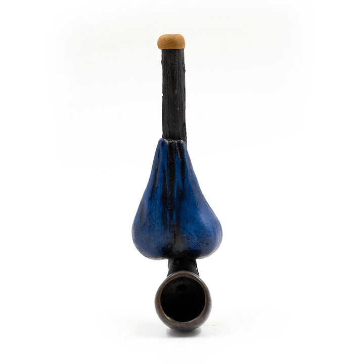 PIPE - BLUE BALLS HAND CRAFTED 12cm The Bong Shop