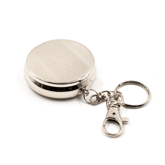 ASHTRAY - ROUND 48mm KEYRING POCKET SQARE DESIGN The Bong Shop