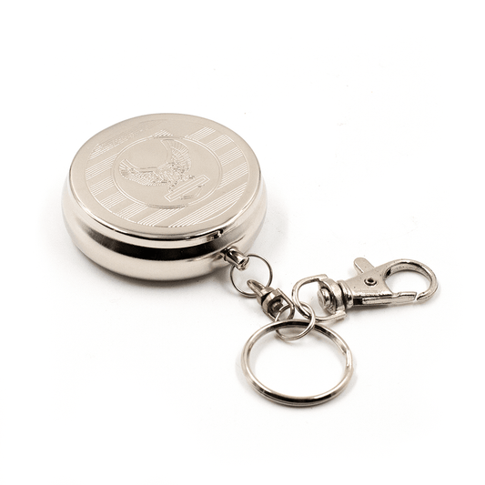 ASHTRAY - ROUND 48mm KEYRING POCKET HARLEY DESIGN The Bong Shop