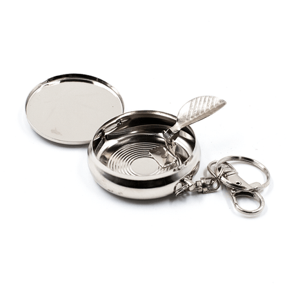 ASHTRAY - ROUND 48mm KEYRING POCKET HARLEY DESIGN The Bong Shop