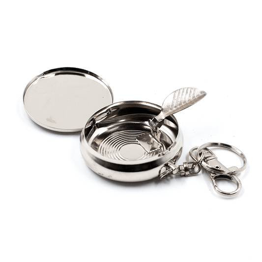 ASHTRAY - ROUND 48mm KEYRING POCKET HARLEY DESIGN The Bong Shop