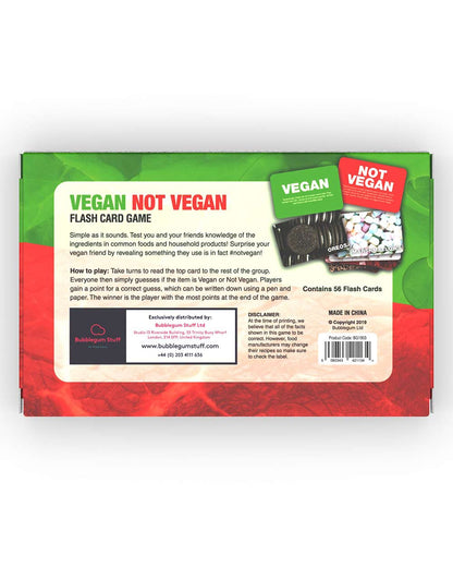 Games - Vegan Not Vegan Bubblegum Stuff