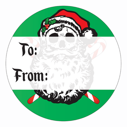 WAKE 'N' BAKE | 24 PACK OF TATTOO XMAS STICKERS Wake 'n' Bake