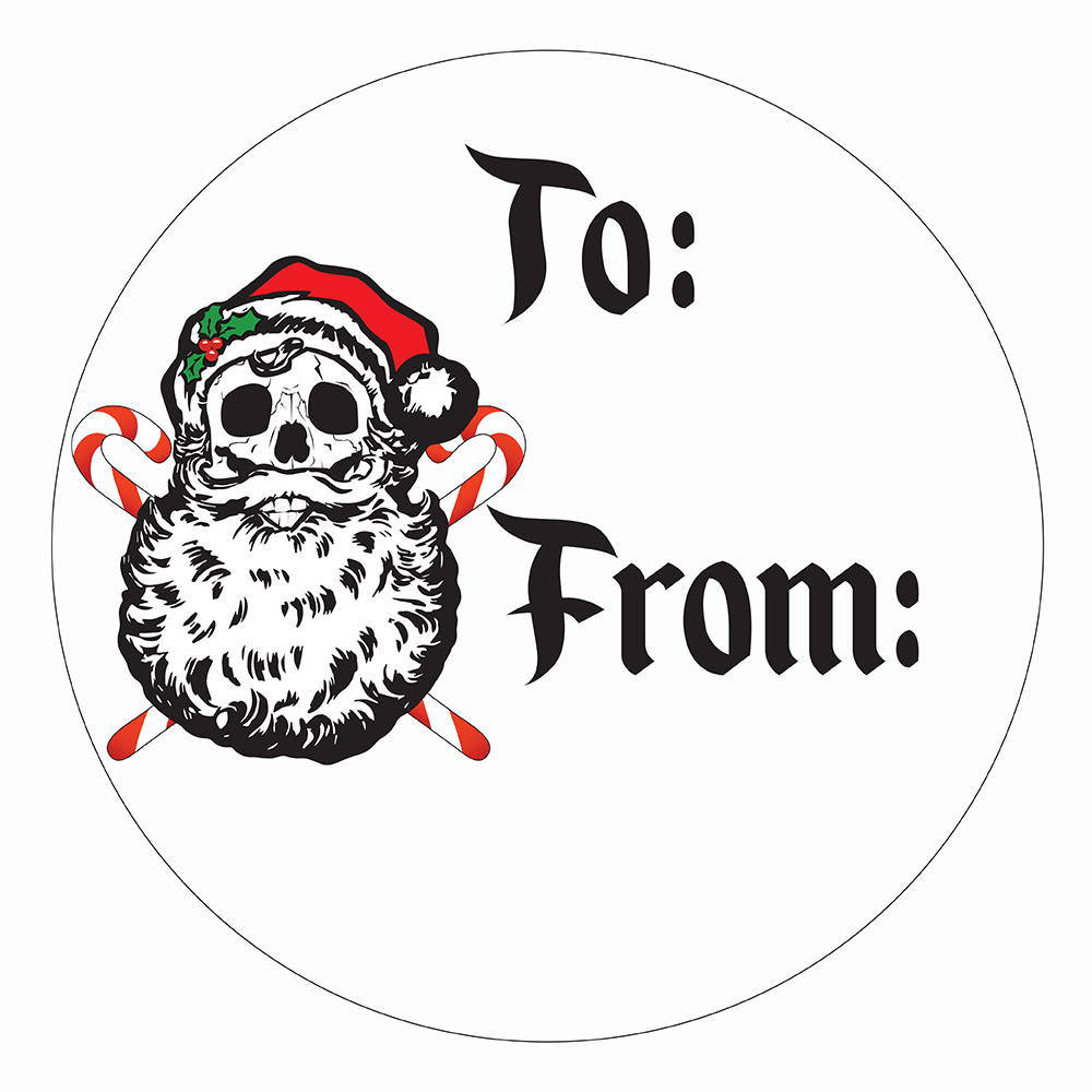 WAKE 'N' BAKE | 24 PACK OF TATTOO XMAS STICKERS Wake 'n' Bake