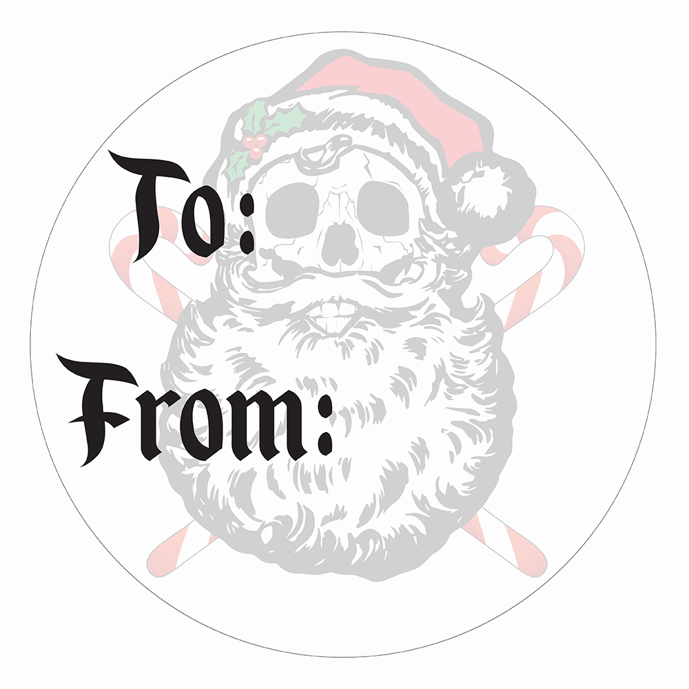 WAKE 'N' BAKE | 24 PACK OF TATTOO XMAS STICKERS Wake 'n' Bake