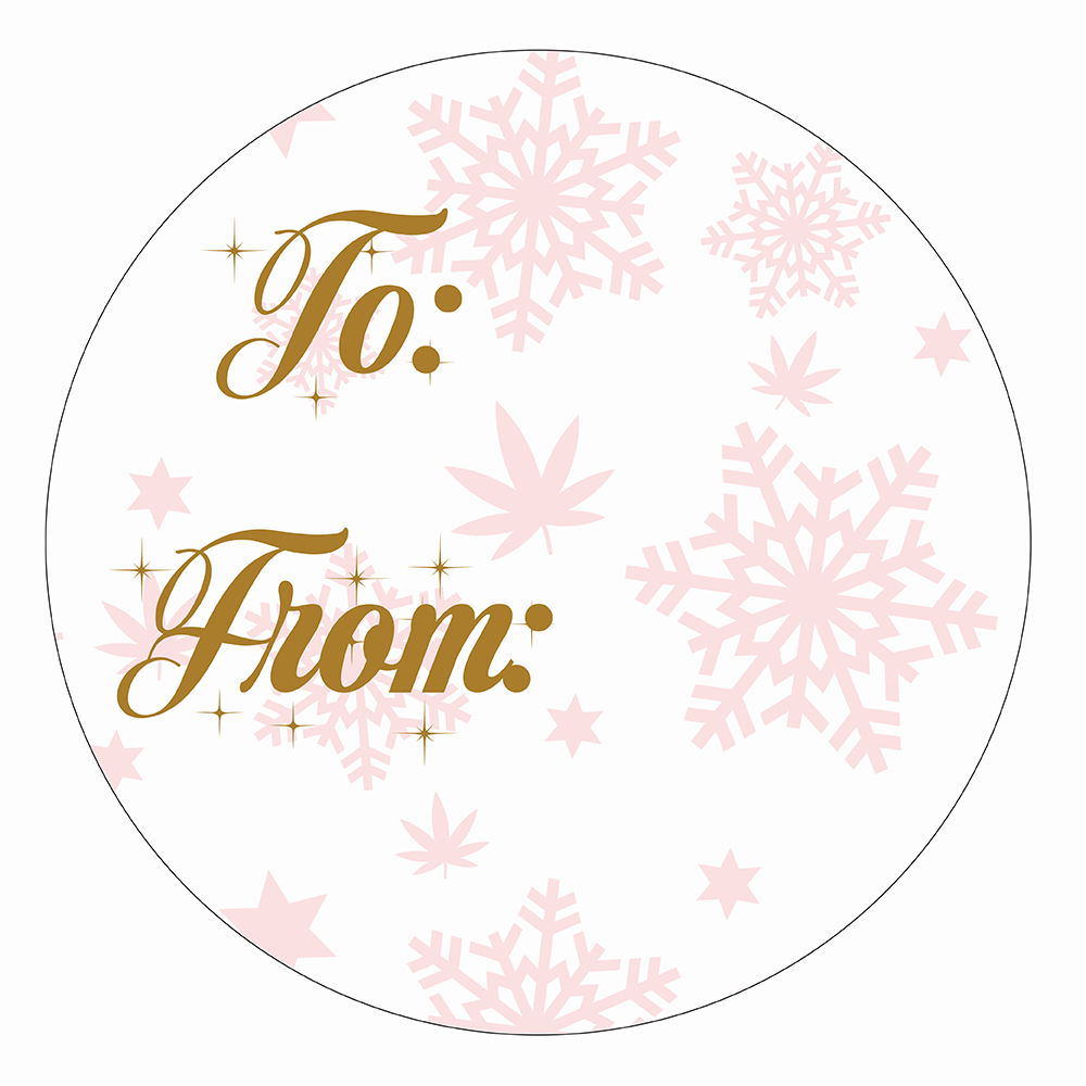 WAKE 'N' BAKE | 24 PACK OF 420 XMAS STICKERS Wake 'n' Bake