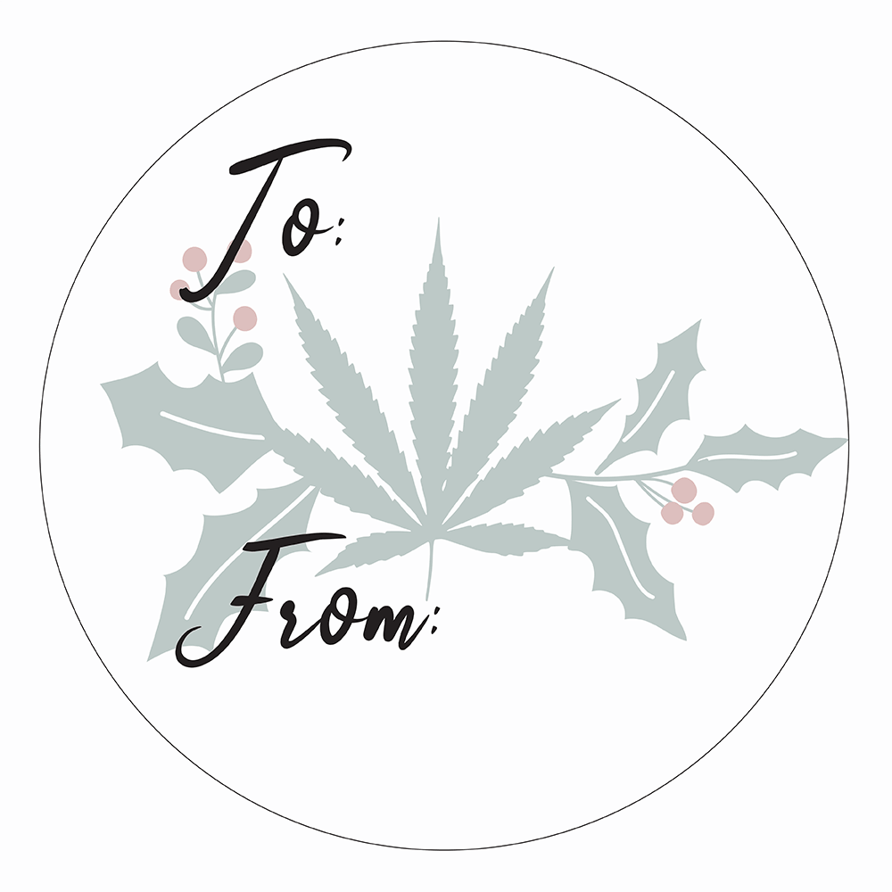 WAKE 'N' BAKE | 24 PACK OF 420 XMAS STICKERS Wake 'n' Bake