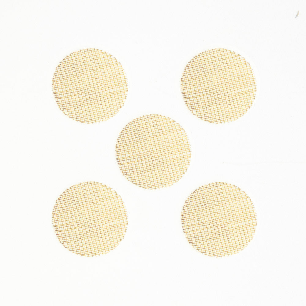 50 X 5 Pack Screens Brass The Bong Shop