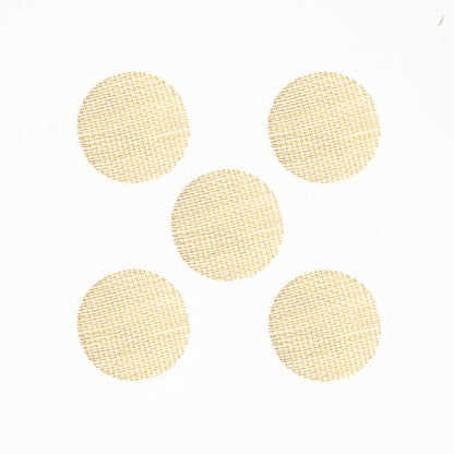 100 X 5 Pack Screens Brass The Bong Shop