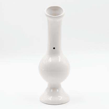 Elbow Bubble Ceramic Bong - White The Bong Shop