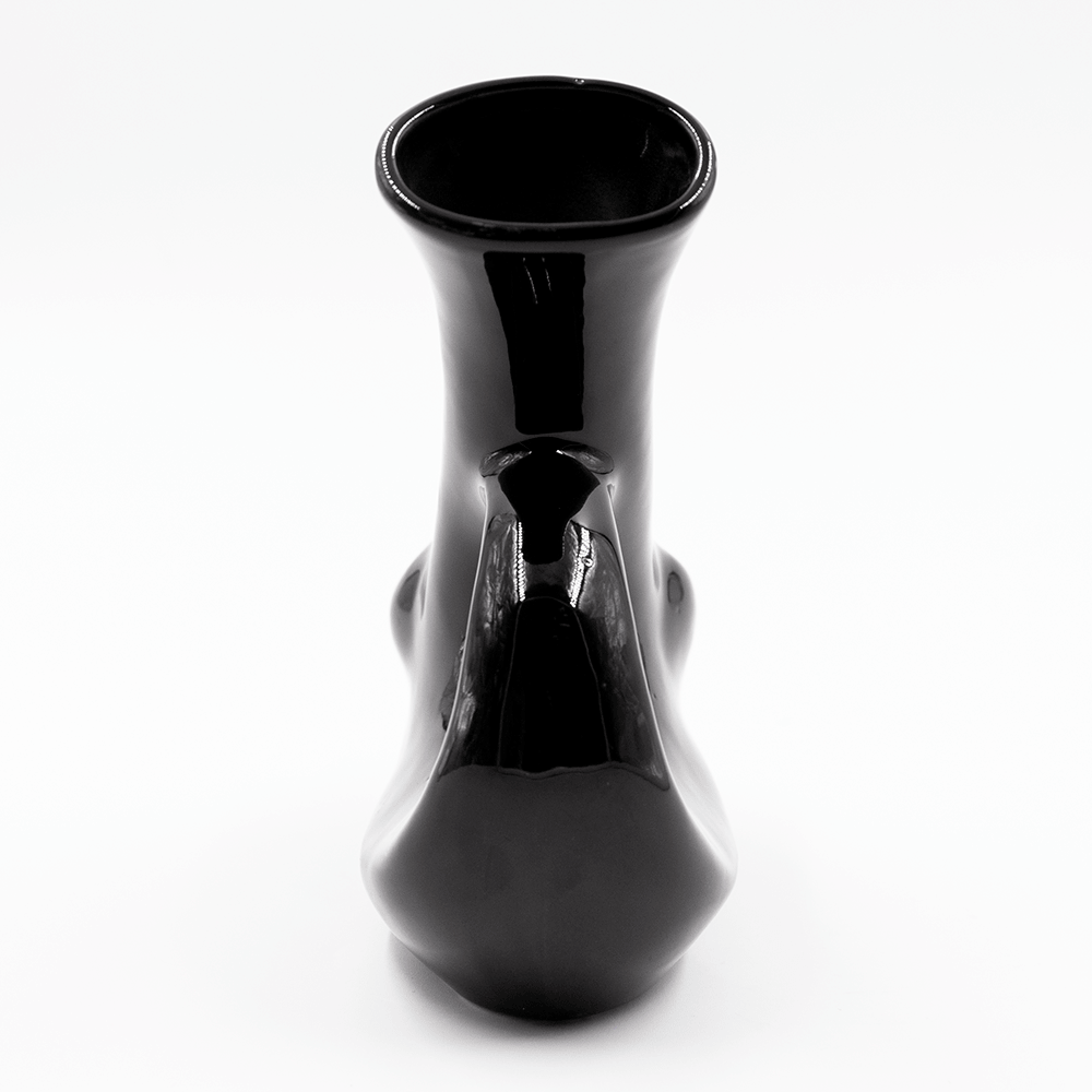 Walking Man Ceramic Bong - Black The Bong Shop