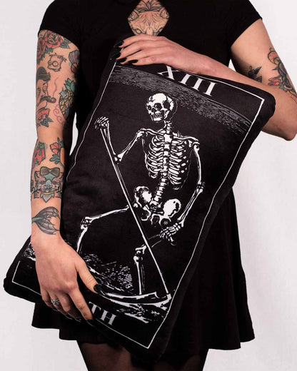 PILLOW - TAROT DEATH RECTANGLE 60cmH WAKE N BAKE Wake 'n' Bake