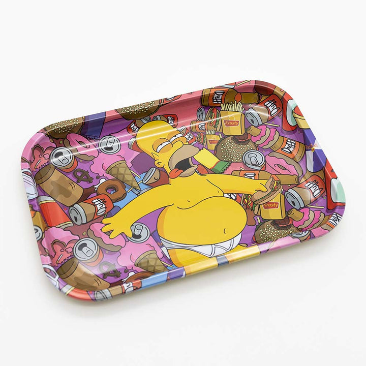 ROLLING TRAY - COMA HOMER 28.8 X 18.8cm The Bong Shop