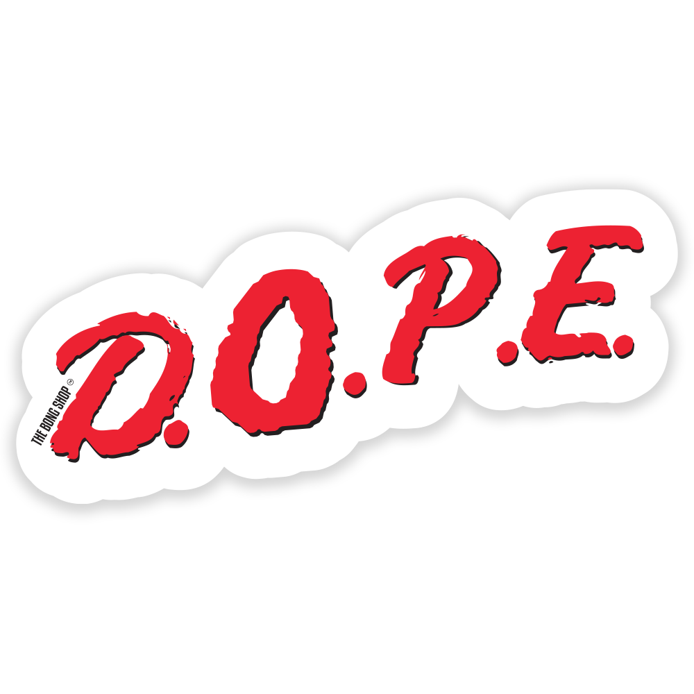STICKER - D.O.P.E TBS The Bong Shop