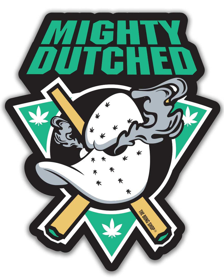 STICKER - MIGHTY DUTCHED TBS The Bong Shop