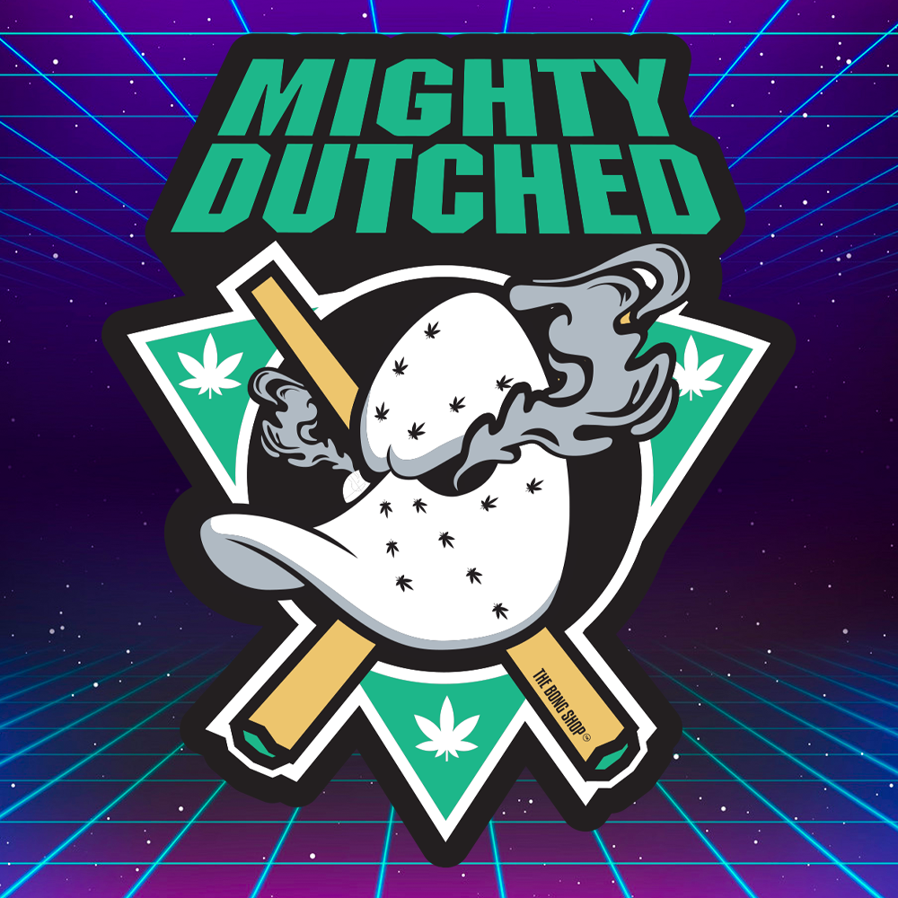 STICKER - MIGHTY DUTCHED TBS The Bong Shop
