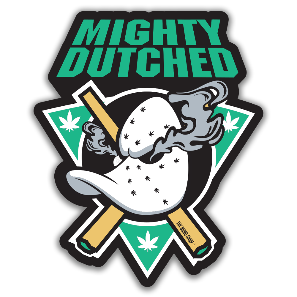STICKER - MIGHTY DUTCHED TBS The Bong Shop