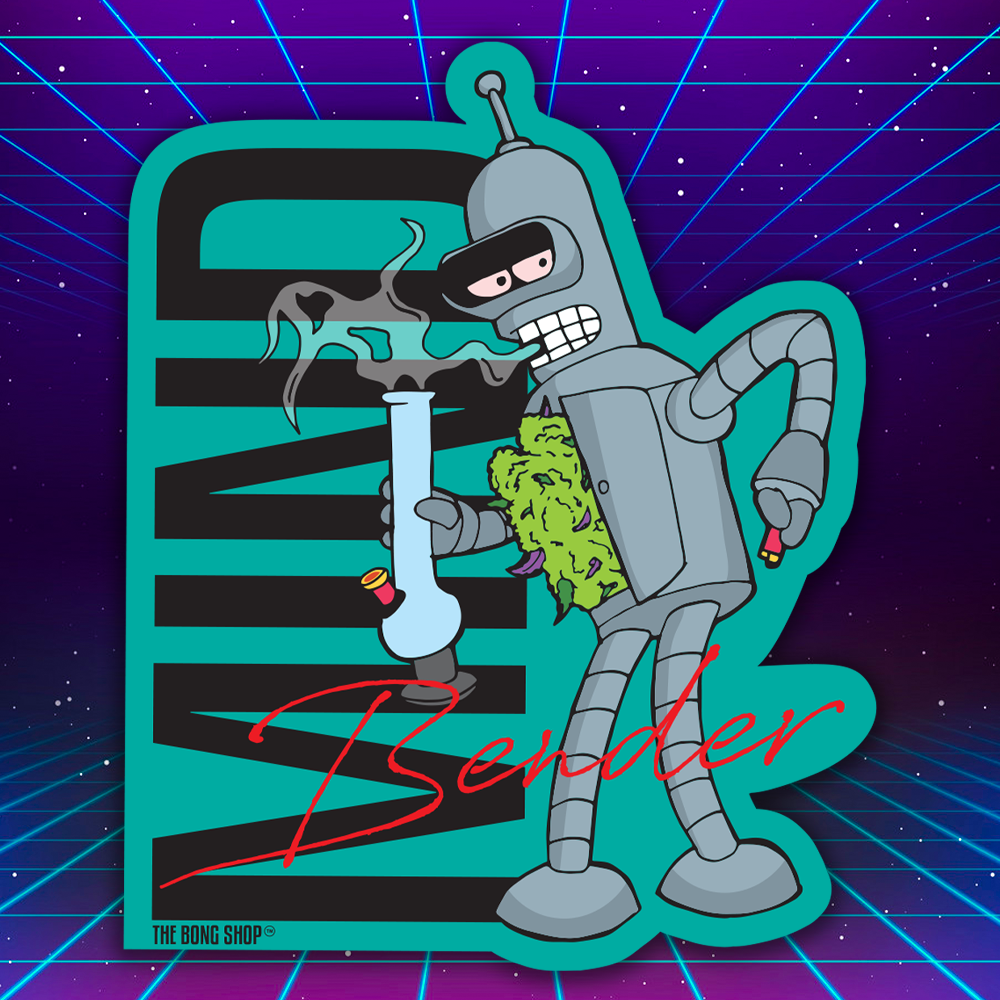STICKER - MIND BENDER TBS The Bong Shop