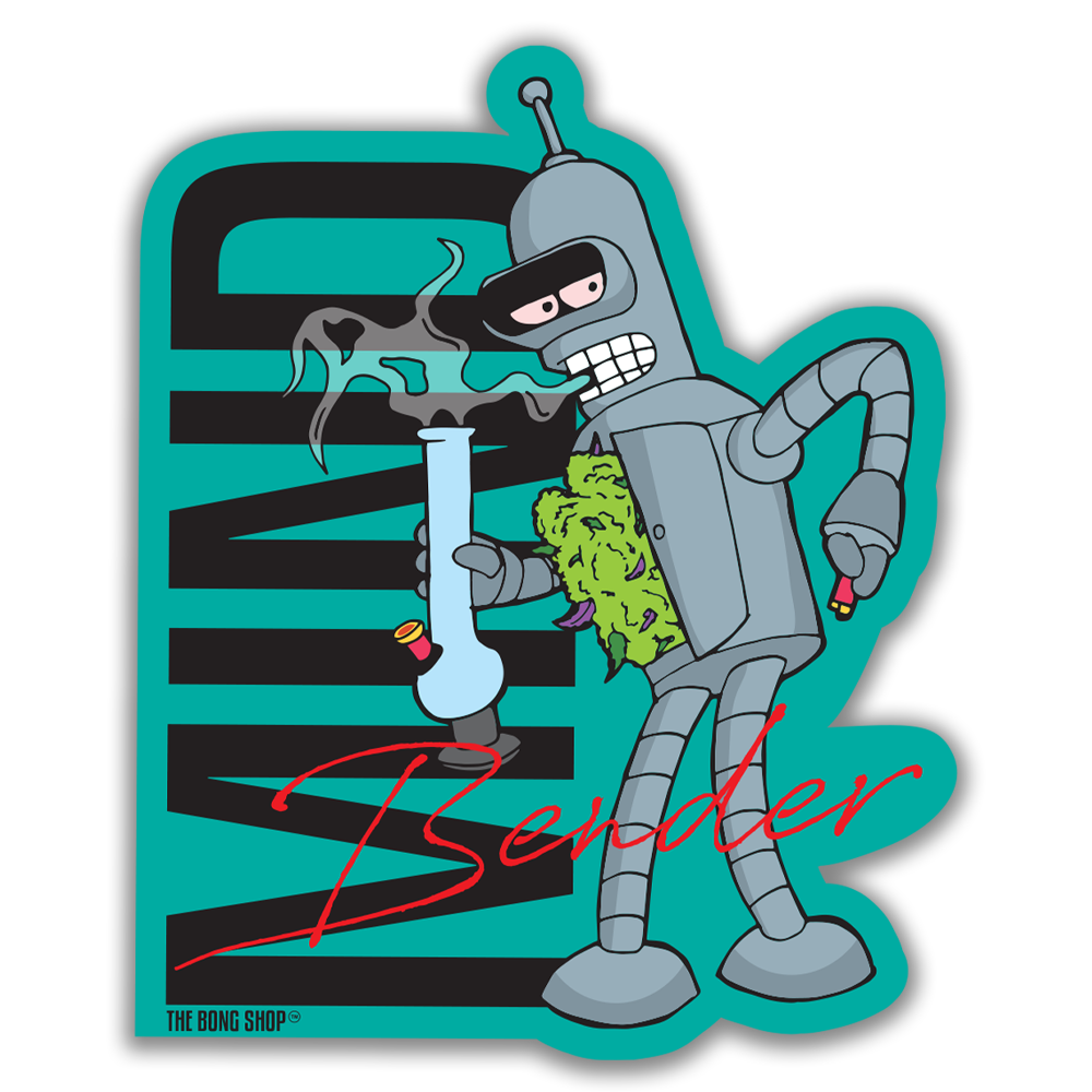 STICKER - MIND BENDER TBS The Bong Shop