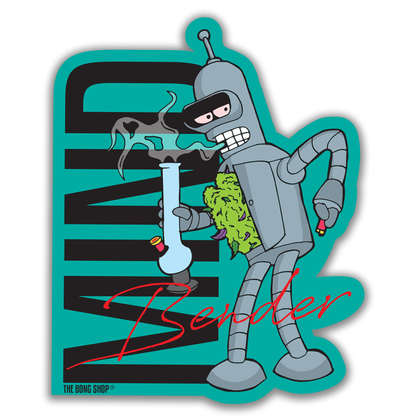 STICKER - MIND BENDER TBS The Bong Shop