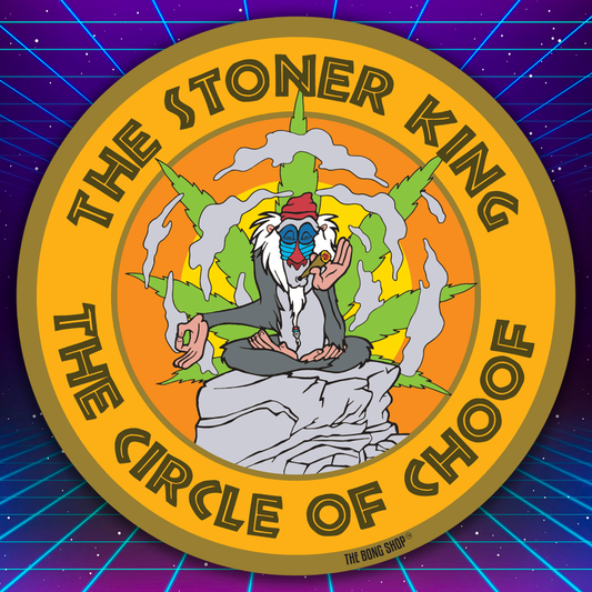 STICKER - STONER KING TBS The Bong Shop