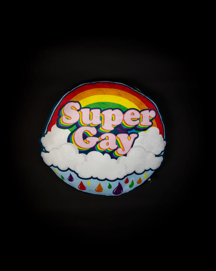 PILLOW - SUPER GAY ROUND 60x60cm WAKE N BAKE Wake 'n' Bake