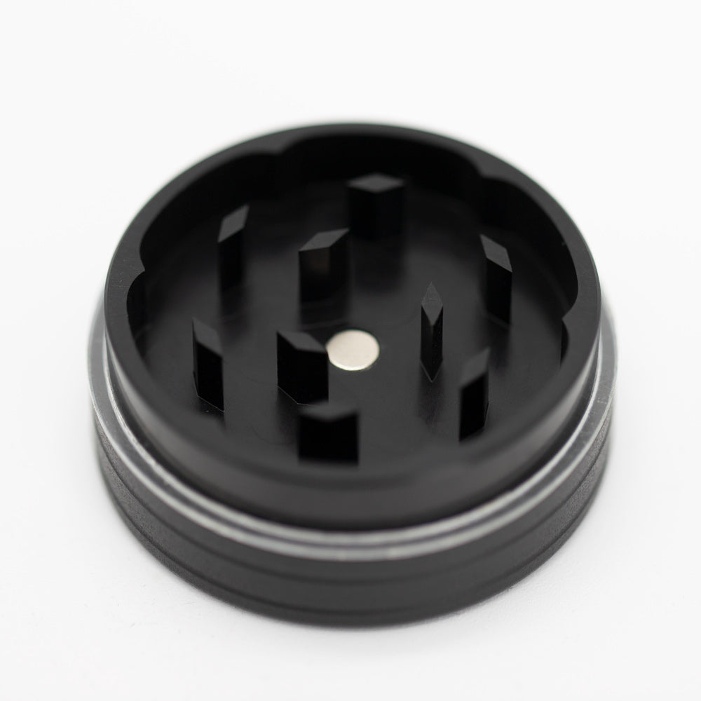 Two-Part Aluminium Grinder - Matte Black (40mm) Waterfall